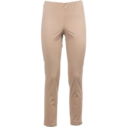 Cotton Pants with Elastic Waist , female, Sizes: S, 2XS, XL, XS, 2XL, L - Le Tricot Perugia - Modalova