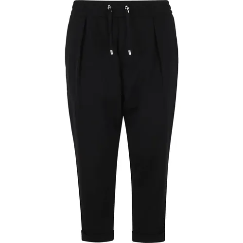 Sophisticated Elastic Belted Jersey Pants , male, Sizes: L, 2XL, S, XL - Balmain - Modalova