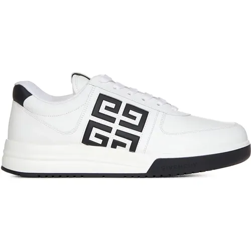 Weiße Sneakers mit 4G Logo , Herren, Größe: 44 EU - Givenchy - Modalova