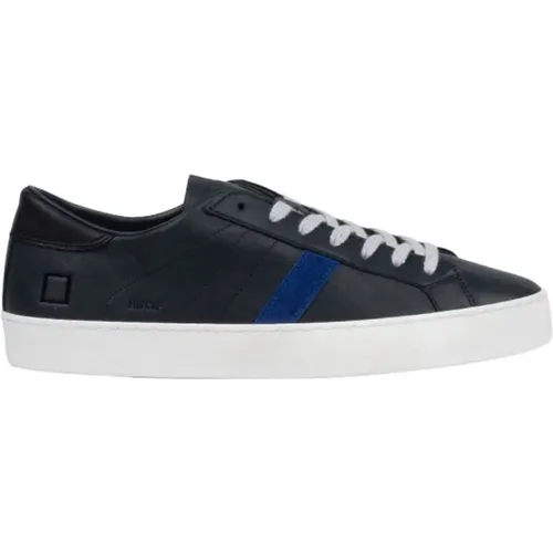 Schwarze Leder Hill Low Sneakers , Herren, Größe: 42 EU - D.a.t.e. - Modalova