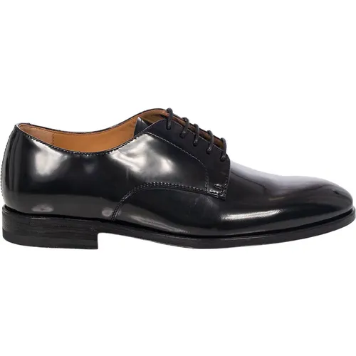 Calf Leather Lace-up Shoes , male, Sizes: 10 1/2 UK, 11 UK, 10 UK - Henderson - Modalova