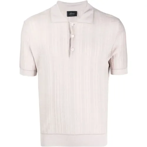 Polo whit buttons , male, Sizes: 4XL - Brioni - Modalova