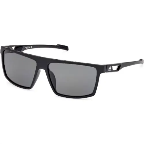 Matte /Grey Sonnenbrillen Sp0089 , unisex, Größe: 59 MM - Adidas - Modalova