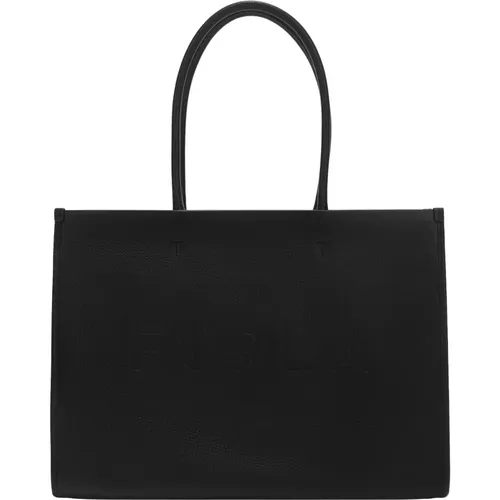 Tote Bags,Marshmallow Schwarz Opportunity Tote Tasche,Grano Nero Opportunity Tote Tasche - Furla - Modalova