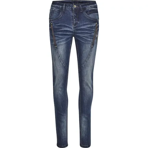 Skinny Jeans , Damen, Größe: W32 - Cream - Modalova