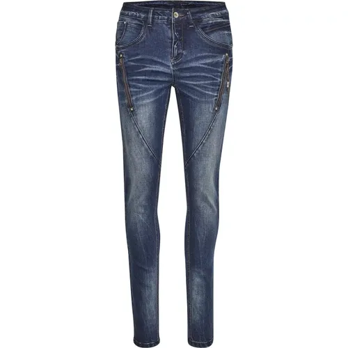 Skinny Jeans , Damen, Größe: W33 - Cream - Modalova