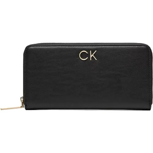 Zippered Wallet for Women , female, Sizes: ONE SIZE - Calvin Klein - Modalova