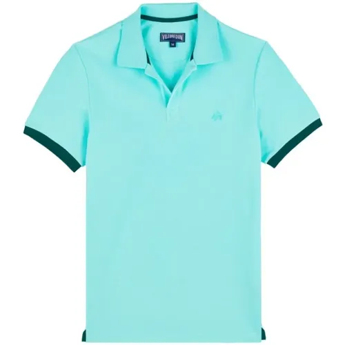 Solid Polohemd aus Baumwolle für Herren , Herren, Größe: 3XL - Vilebrequin - Modalova