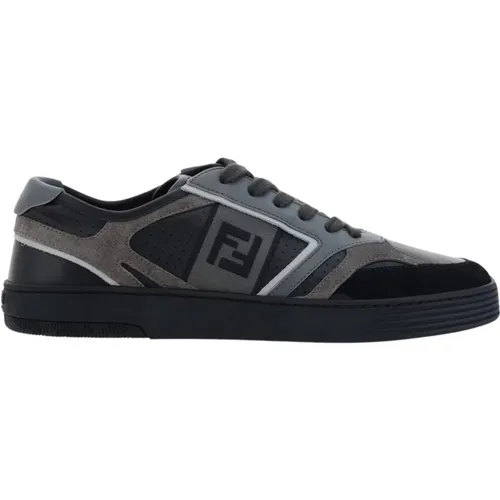 Elegante Monochrome Low-Top Sneakers - Fendi - Modalova