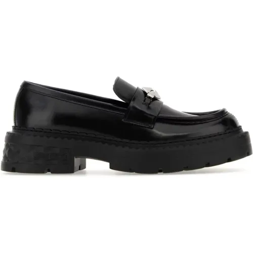 Classic Leather Loafers , female, Sizes: 5 UK, 8 UK, 5 1/2 UK, 6 1/2 UK, 7 UK, 6 UK, 4 UK, 3 UK - Jimmy Choo - Modalova