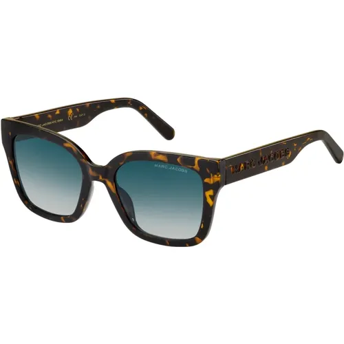 Havana/Light Blue Shaded Sonnenbrille,/ Shaded Sonnenbrille,Stylische Sonnenbrille Modell 658/S,Stylische Sonnenbrille Marc 658/S - Marc Jacobs - Modalova