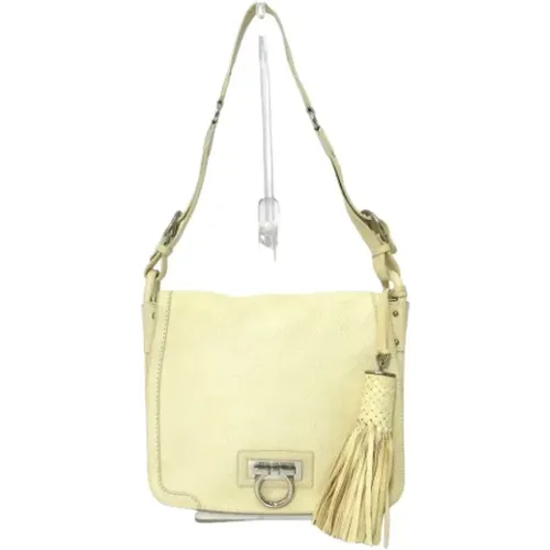 Pre-owned Leather shoulder-bags , female, Sizes: ONE SIZE - Salvatore Ferragamo Pre-owned - Modalova