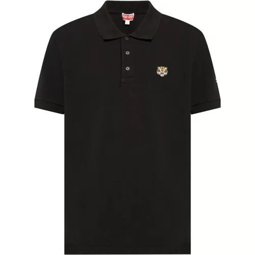 Tiger Head Polo Cotton , male, Sizes: S, XL, M - Kenzo - Modalova