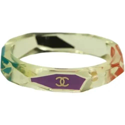 Mehrfarbiges Geometrisches Harz-Logo-Armband - Chanel Vintage - Modalova