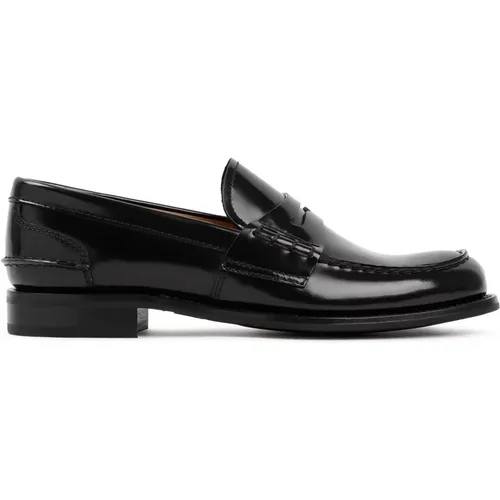 Classic Pembrey Leather Shoes , female, Sizes: 3 UK, 4 1/2 UK, 7 UK, 6 UK, 3 1/2 UK, 5 UK, 4 UK - Church's - Modalova