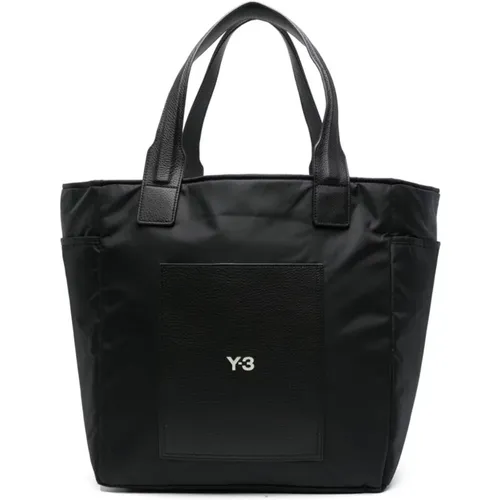 Polyamide Bag with Debossed Logo , male, Sizes: ONE SIZE - Y-3 - Modalova
