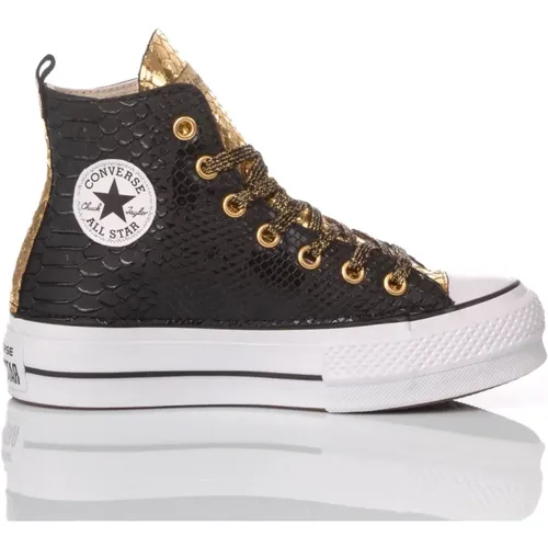 Handmade Gold Sneakers , female, Sizes: 9 UK - Converse - Modalova