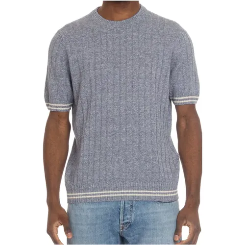 Round-neck Knitwear , male, Sizes: L, 2XL - Gran Sasso - Modalova