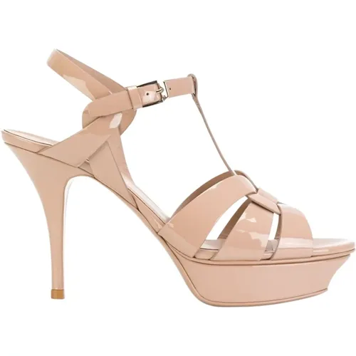 Nude Vernice High Heel Sandalen - Saint Laurent - Modalova