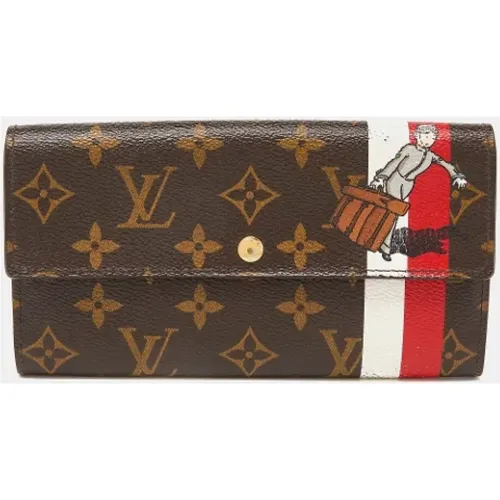 Pre-owned Canvas wallets , female, Sizes: ONE SIZE - Louis Vuitton Vintage - Modalova