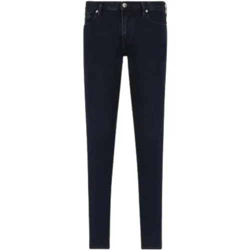 Slim Fit 5 Pocket Denim Jeans - Emporio Armani - Modalova