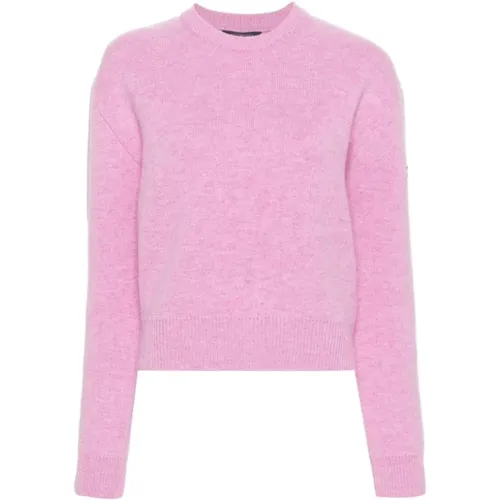 Logo Appliqué Jumper , female, Sizes: S, M - Balenciaga - Modalova