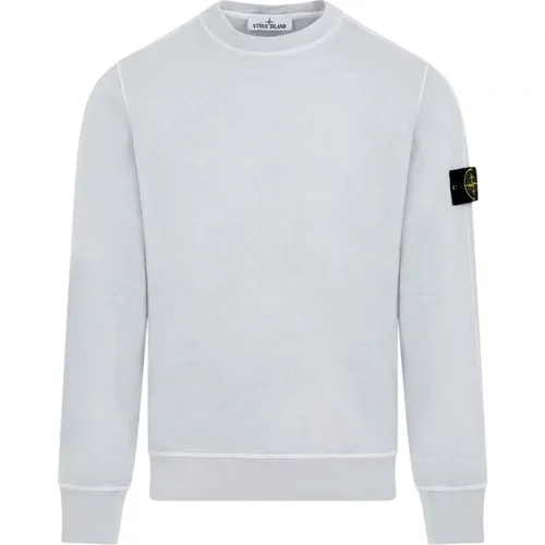 Sky Cotton Sweatshirt , male, Sizes: L, XL, M, 3XL, 2XL - Stone Island - Modalova