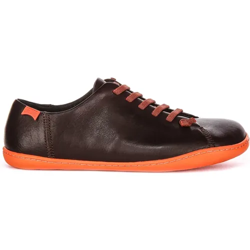 Orange Leather Shoes , male, Sizes: 7 UK, 8 UK, 10 UK, 9 UK - Camper - Modalova