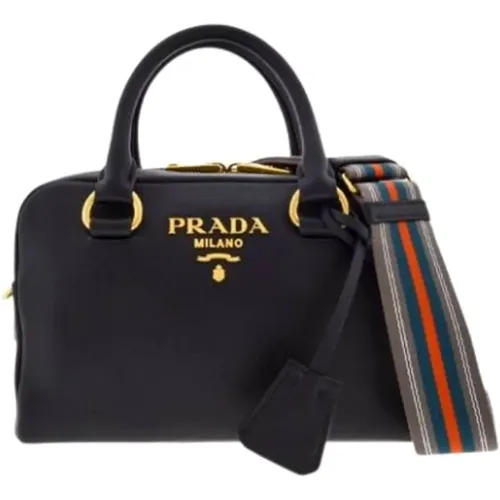 Vitello Phenix Bauletto Bag , female, Sizes: ONE SIZE - Prada - Modalova