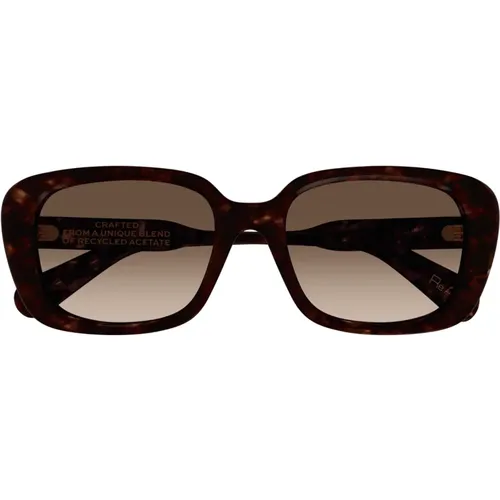 Ch0225Sk 002 Sunglasses , female, Sizes: 55 MM - Chloé - Modalova