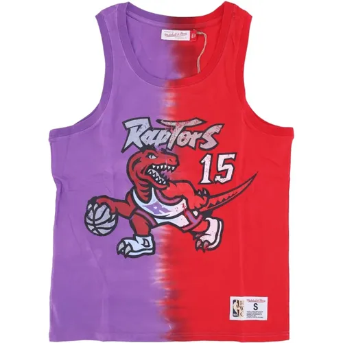 NBA Tie Dye Tank Vince Carter , Herren, Größe: XL - Mitchell & Ness - Modalova