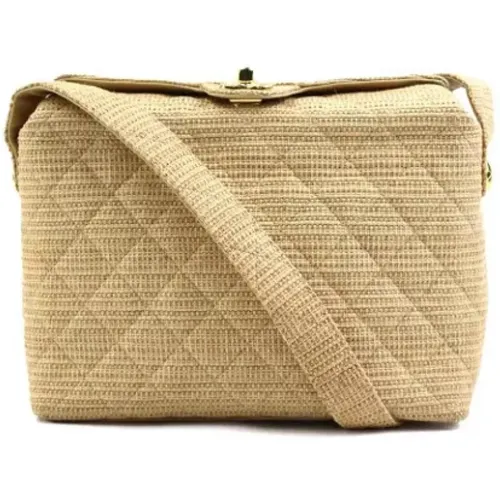 Pre-owned Raffia shoulder-bags , female, Sizes: ONE SIZE - Chanel Vintage - Modalova