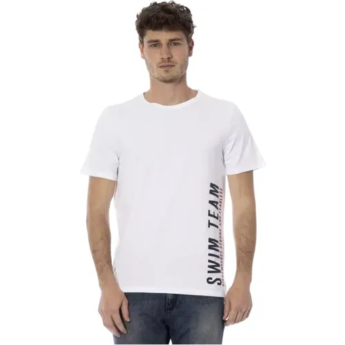 Bomuld T-Shirt , male, Sizes: XL, L, M, 2XL, S - Bikkembergs - Modalova