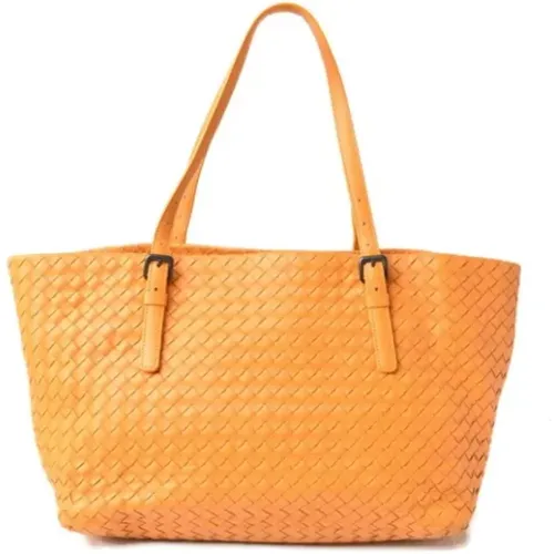 Pre-owned Leather totes , female, Sizes: ONE SIZE - Bottega Veneta Vintage - Modalova