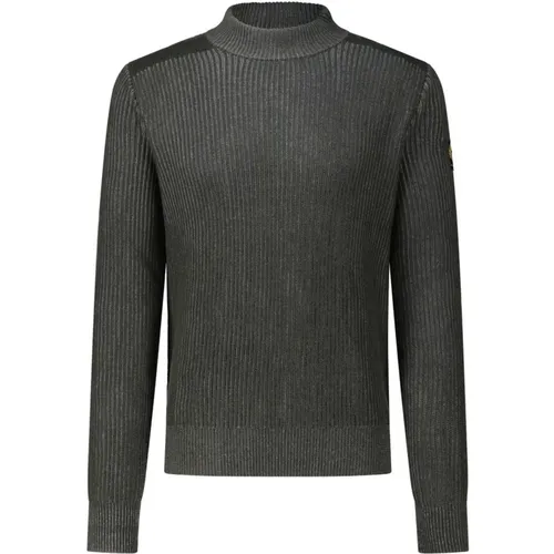 Gerippter Rollkragenpullover für den Herbst , Herren, Größe: 2XL - Belstaff - Modalova