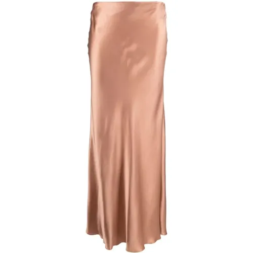 Elegant Satin Chic Skirt , female, Sizes: M, XS, L - Forte Forte - Modalova