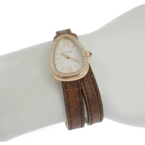 Pre-owned Metal watches , female, Sizes: ONE SIZE - Bvlgari Vintage - Modalova