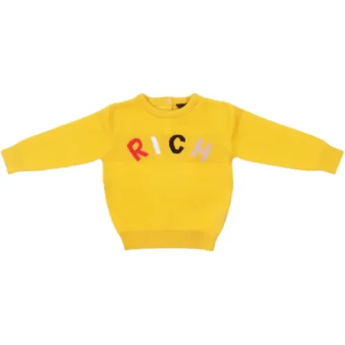 Gelber Logo Pullover Clip Verschluss - John Richmond - Modalova