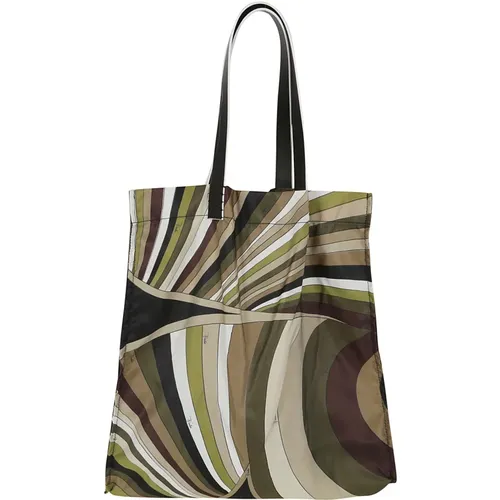 Women's Bags Shopper Green Ss24 , female, Sizes: ONE SIZE - EMILIO PUCCI - Modalova