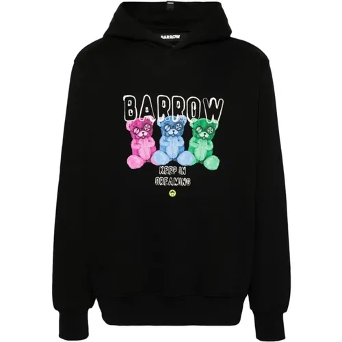 Schwarzer Hoodie BARROW - BARROW - Modalova