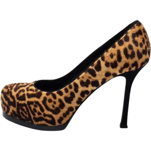 Pre-owned Stoff heels - Yves Saint Laurent Vintage - Modalova