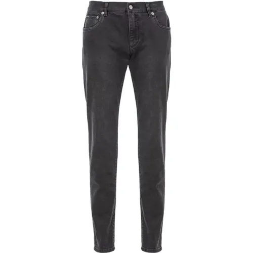 Slim Fit Denim Jeans , male, Sizes: 3XL - Dolce & Gabbana - Modalova