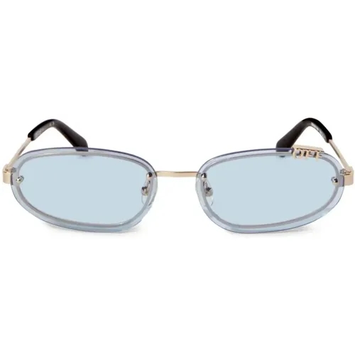 Oeri13M 7640 Sonnenbrillen , unisex, Größe: 60 MM - Off White - Modalova