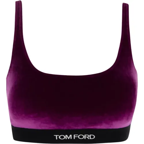 Velvet Logo Bralette Tom Ford - Tom Ford - Modalova
