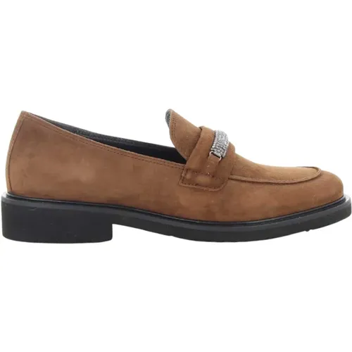 Cognac Loafers für Damen , Damen, Größe: 37 EU - Gabor - Modalova