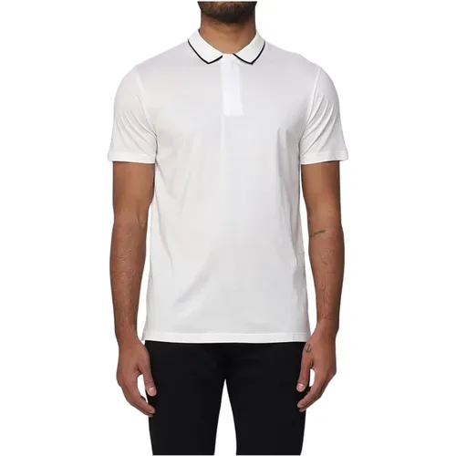 Men's Polo with Contrast Trim , male, Sizes: XL - Emporio Armani - Modalova