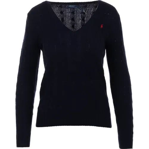 Blaue Pullover , Damen, Größe: S - Ralph Lauren - Modalova