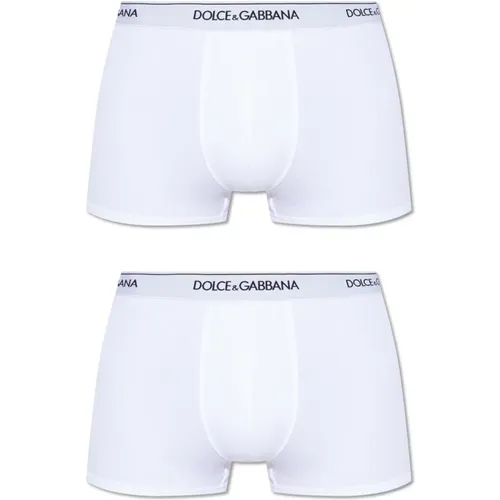 Boxers 2-pack , male, Sizes: L, XL, 2XL, M, S - Dolce & Gabbana - Modalova