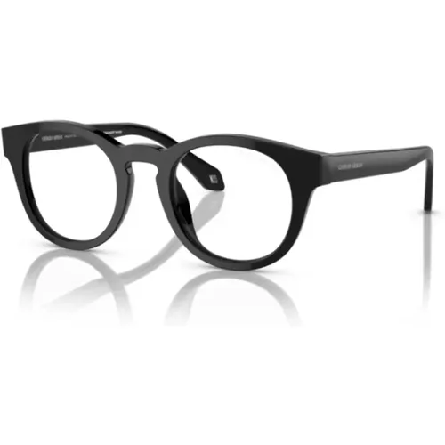 Stylische Brille für Männer , Herren, Größe: 48 MM - Giorgio Armani - Modalova