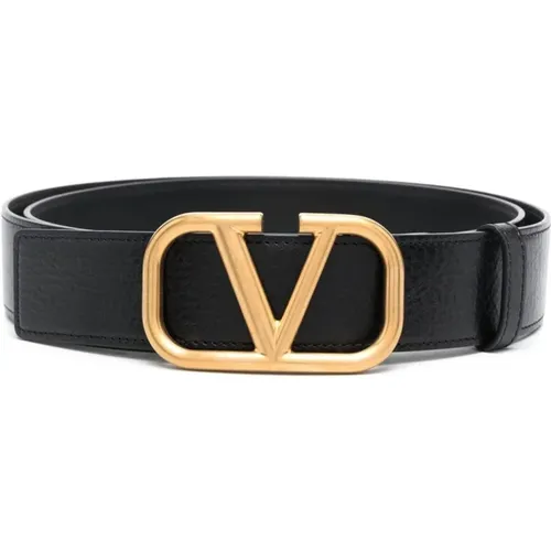 Vlogo Buckled Belt , male, Sizes: 90 CM, 100 CM, 105 CM - Valentino Garavani - Modalova